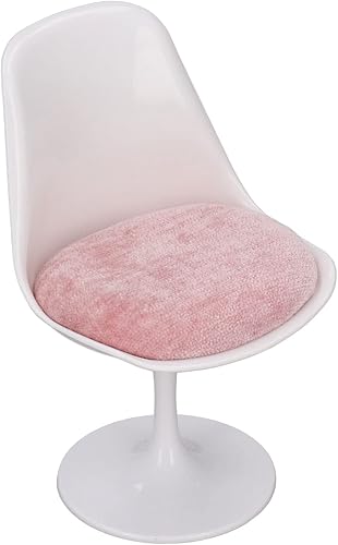 Casa de muñecas Silla giratoria casual, silla giratoria para casa de muñecas, silla de oficina, silla de bar para casa de muñecas a escala 1:6,