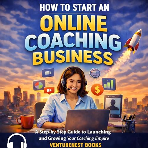 How to Start an Online Coaching Business Audiolibro Por VentureNest Books arte de portada