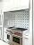 Soft White and Smoky Gray 12 x 12 Polished Marble Mosaic Tile