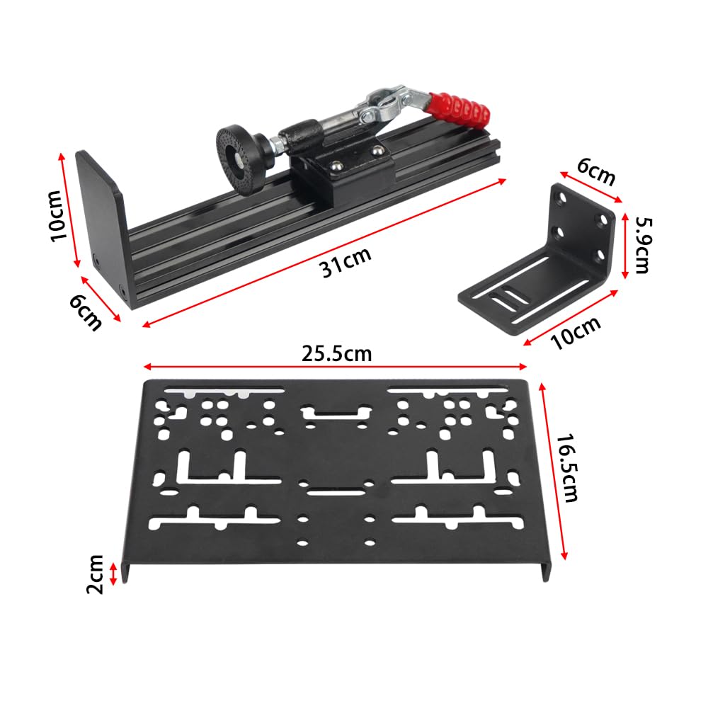 YIWEOG Soporte de escritorio universal para palanca de cambios y freno de mano Racing Sim de repuesto para palanca de cambios Thrustmaster TH8A y freno de mano TSS, palanca de cambios Logitech G