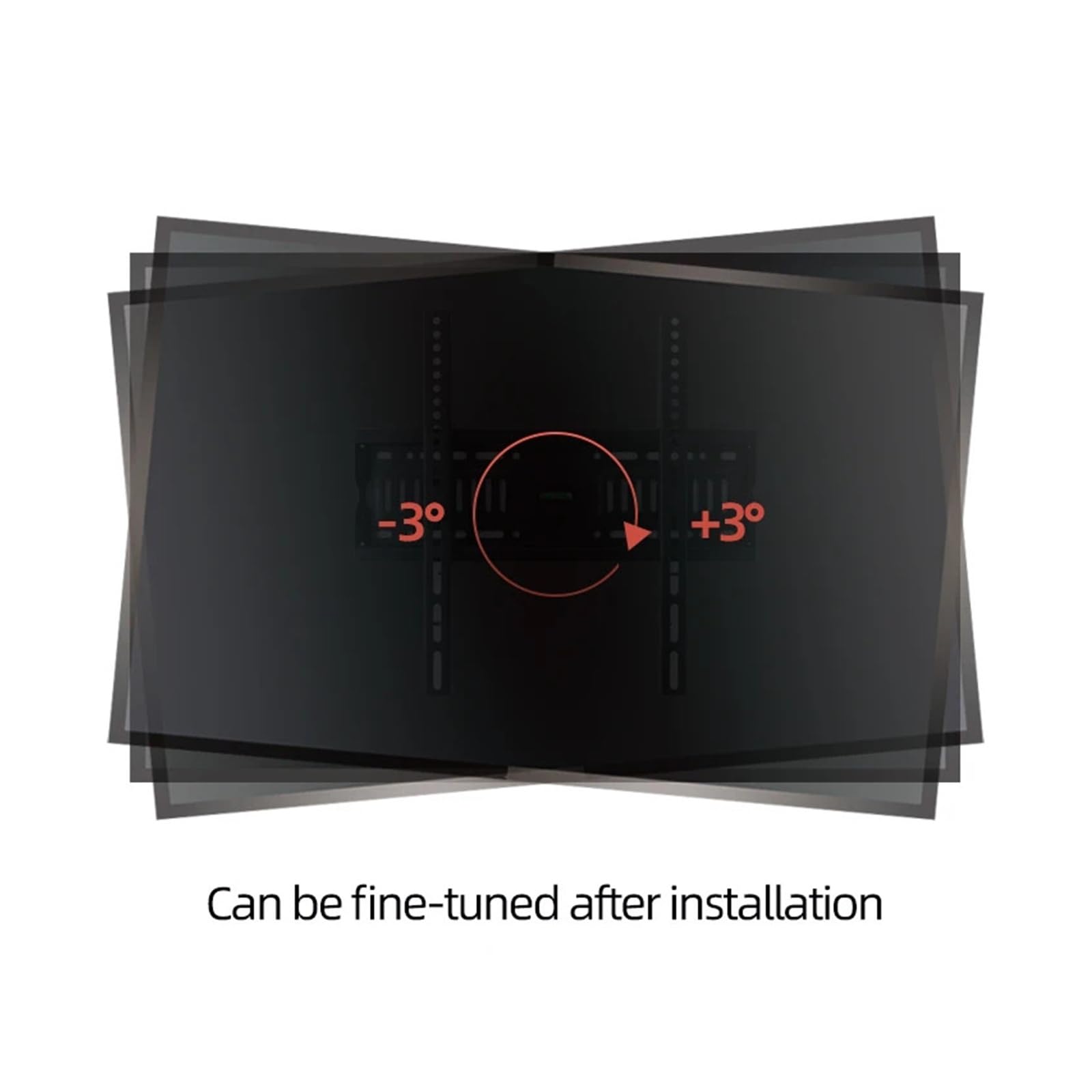 Soporte Universal for TV, for Soporte Reforzado Ajustable con Inclinación De 26 A 60 Pulgadas