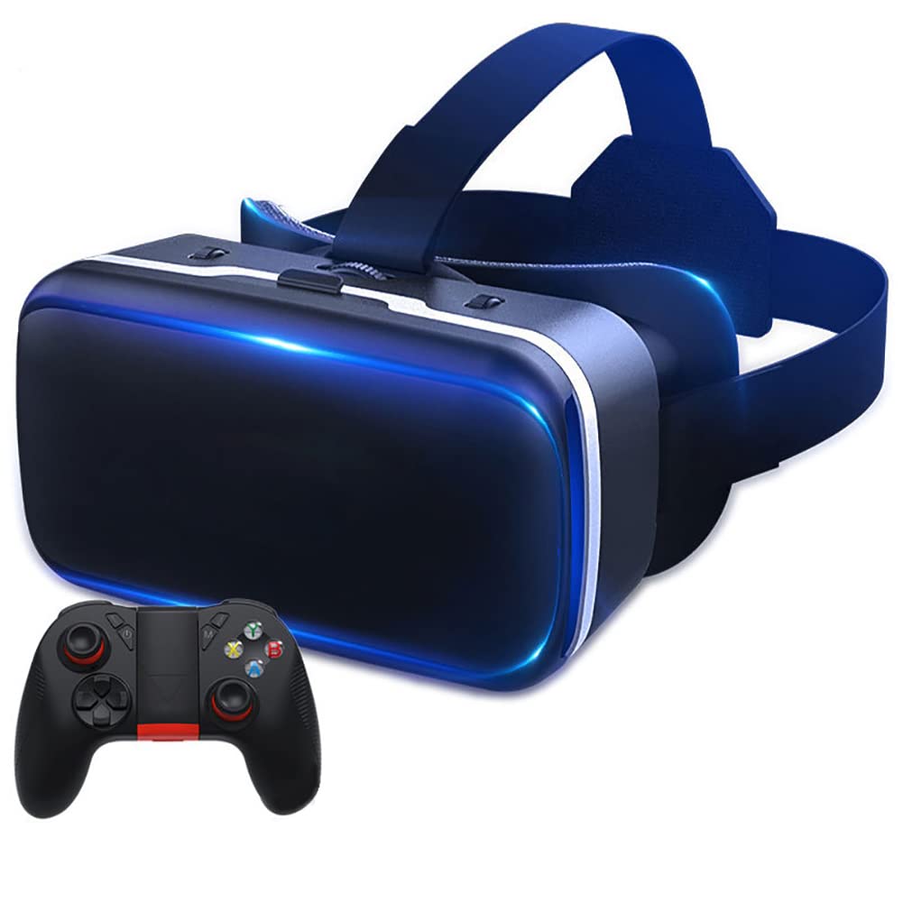 Słuchawki VR z wirtualnymi gogle sterownika VR, nadaje się do telefonów komórkowych 4.7 "-6.6", gry 3D i VR prezenty wideo dla dzieci i dorosłych