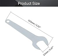 Vista 2 de Utoolmart Llave de amoladora angular, llave de extremo abierto de 0.866 in
