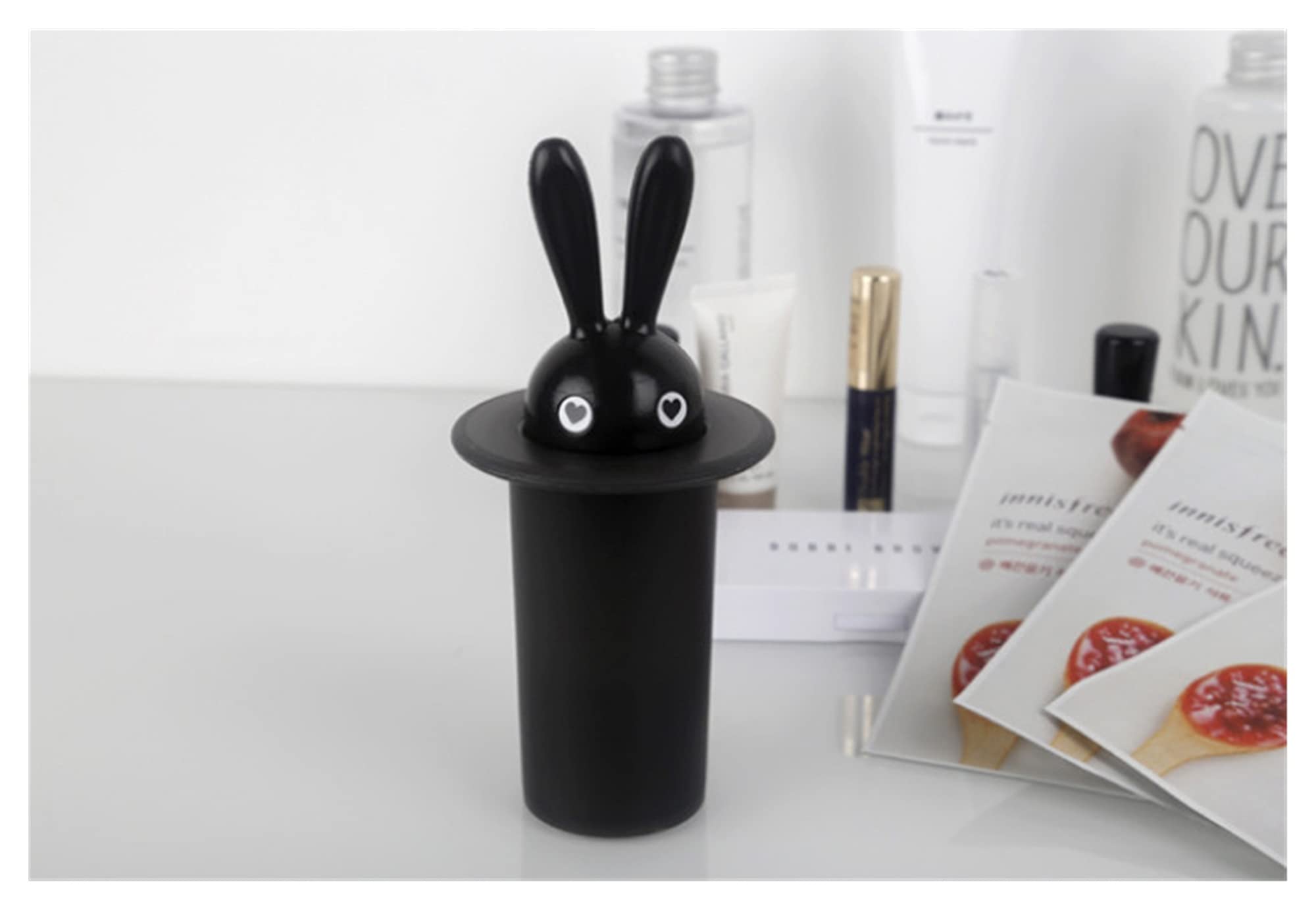 GHKsdgET toothpick holder, Rabbit Shape Toothpick Cans Cotton Swab Box Home Hotel Accessories Dispenser Table Decor