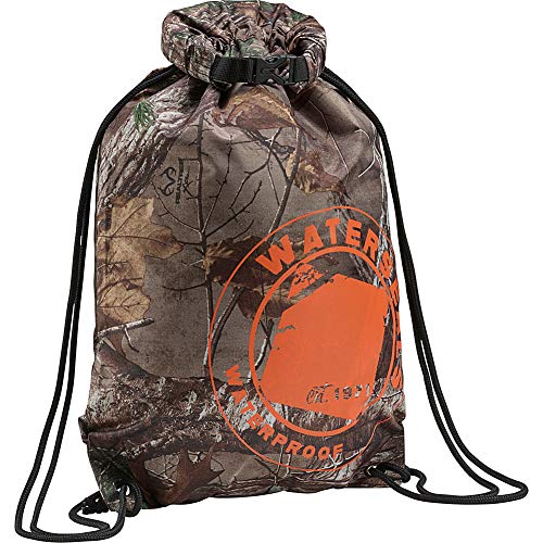 WaterSeals Lewis N. Clark Cinch Backpack | Waterproof Drawstring Bag | Ripstop Material | For Men & Women | Camouflage