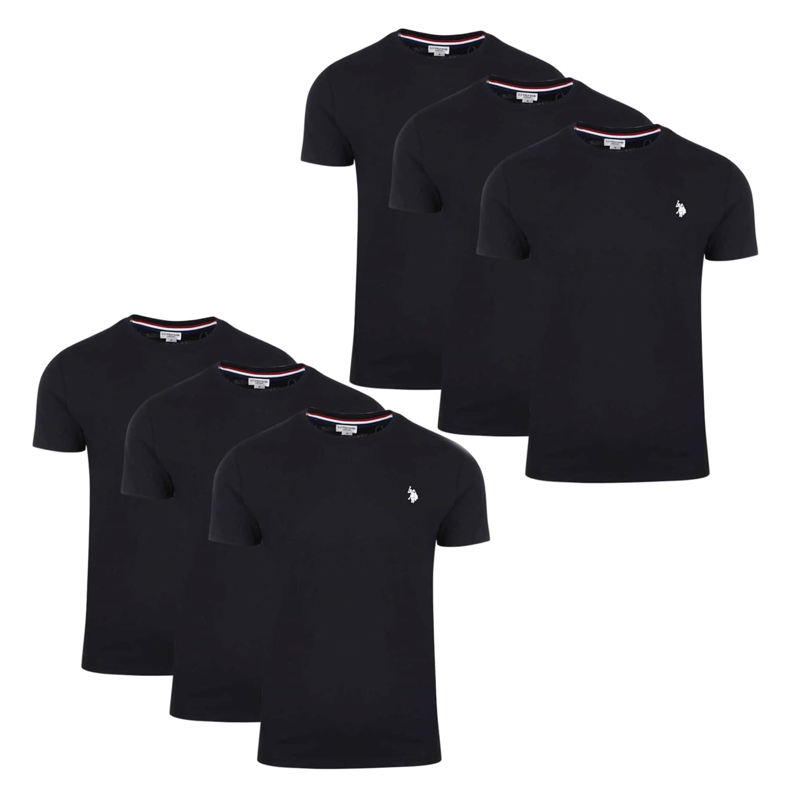 U S POLO ASSN Mens Crew Neck Small Pony T-Shirt