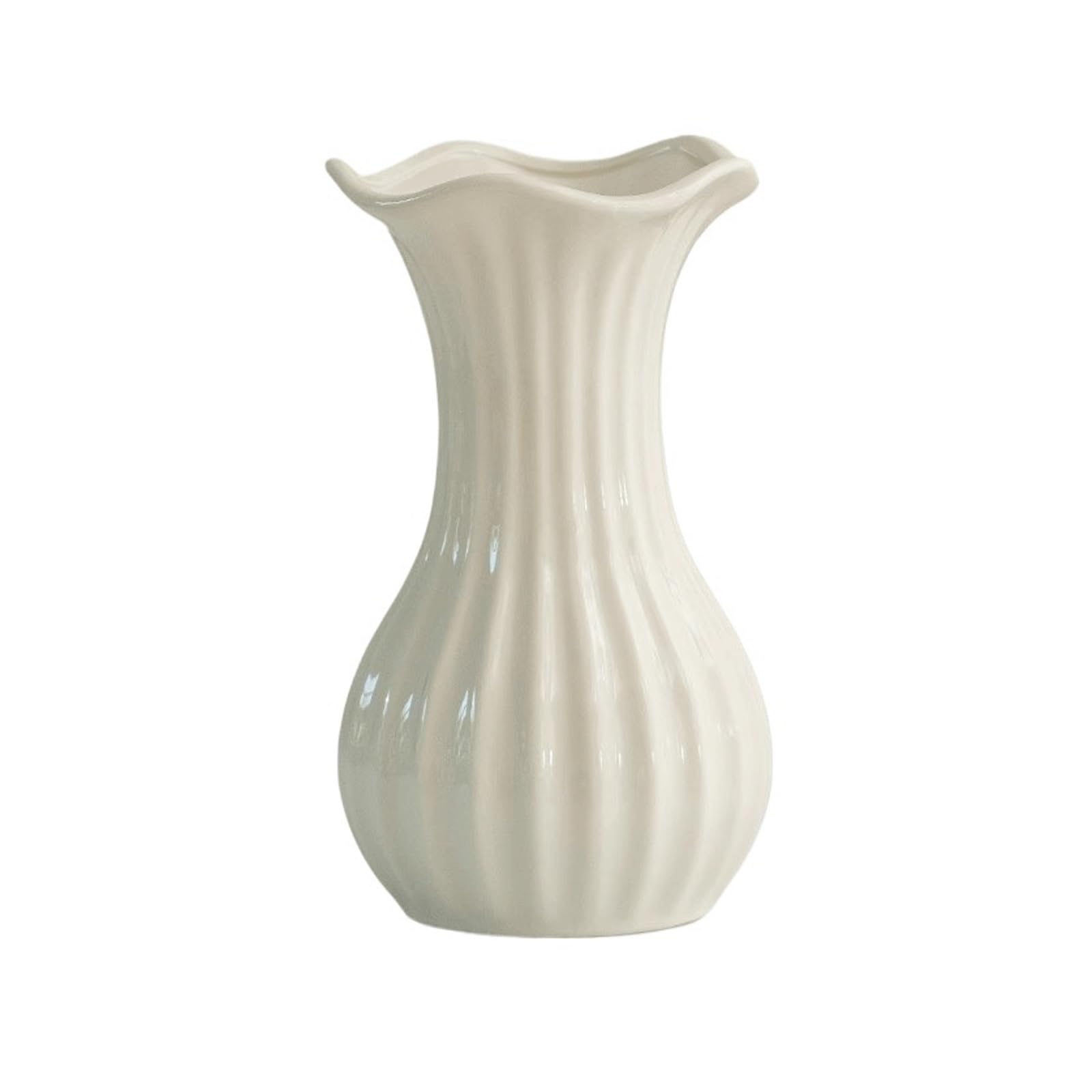 Decorative Vases Modern Home Decoration Ceramic Vase, Suitable for Flower Arrangement or Planting Reed Flowers Rustic