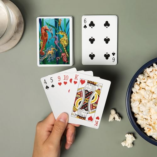 Baraja Seahorses, 52 Cartas Póker para Adultos miniatura 2