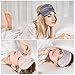 EleCharm Silk Satin Eye Mask Color Assorted 6-Pack Smooth Sleeping Mask Eye Shade