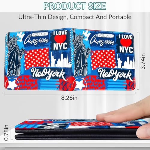 Teen Boys Cool Wallet Funny Leather Wallets Credit Id Card Cash Holder Black Rfid Blocking Zipper Cute Kawaii Aesthetic Wallets With Coin Pocket Id Window For Teen Boy Male Youth Guys Men Teenager4