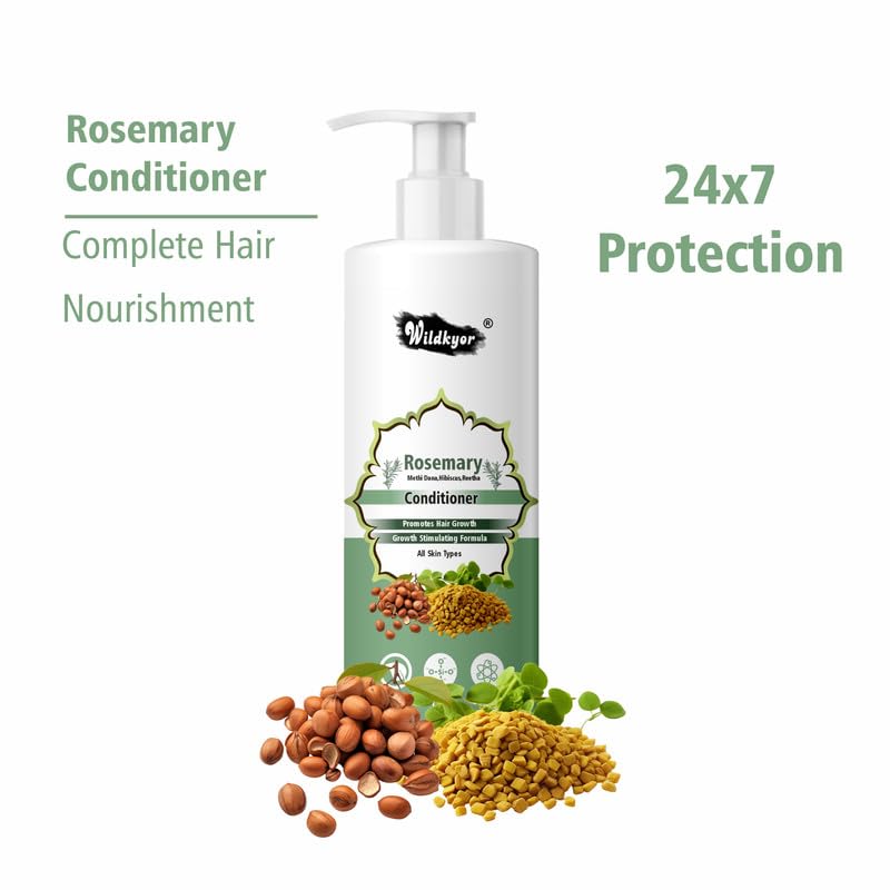 Image of Rosemary Hair Growth Conditioner, 250 ml, Paraben-Free, All Skin Types Rosemary Conditioner