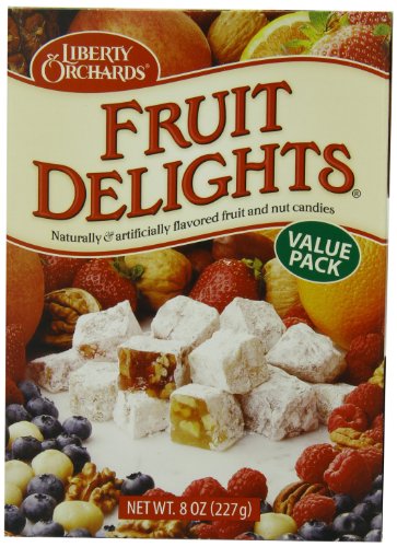 Liberty Orchards Fruit Delights Value Pack,8-Ounce Boxes (Pack of 6)