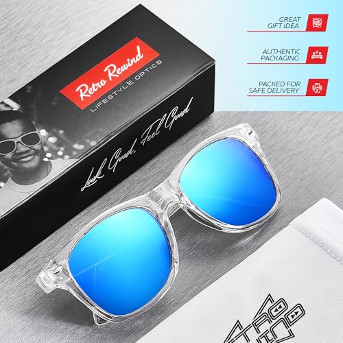 Image of Retro Rewind Kids Sunglasses for Boys Girls Age 3-12 - Shatterproof UV400 Toddler Children Sun Glasses
