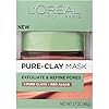 LOreal-Paris-Skincare-Pure-Clay-Face-Mask-with-Red-Algae-for-Clogged-Pores-to-Exfoliate-And-Refine-Pores-Clay-Mask-at-home-face-mask-17-oz L'Oreal Paris Skincare Pure Clay Face Mask with Red Algae for Clogged Pores to Exfoliate And Refine Pores, Clay Mask, at home face mask, 1.7 oz.
