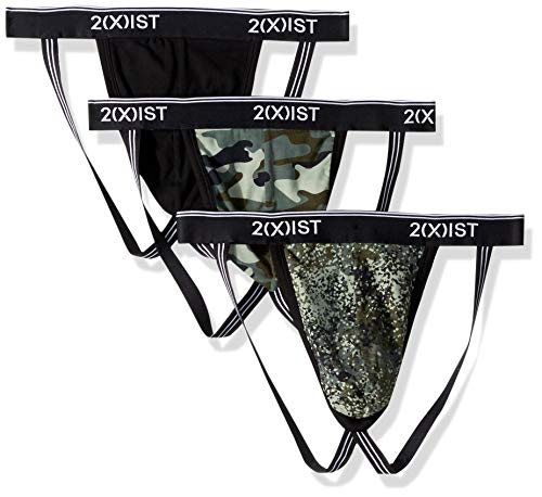2(X)IST Men's Stretch 3 Pk Jock Strap