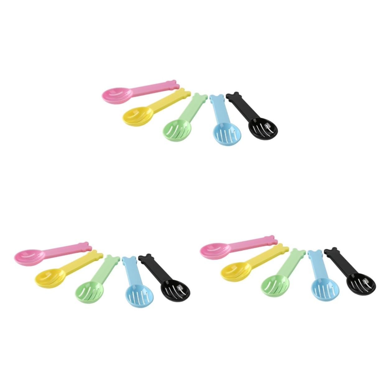 Paletta per lettiera per Gatti, 15 Pezzi di Sabbia for criceti, Cucchiaio for for, Paletta for Escrementi Cane con Attacco for Sacchetto, Pale for