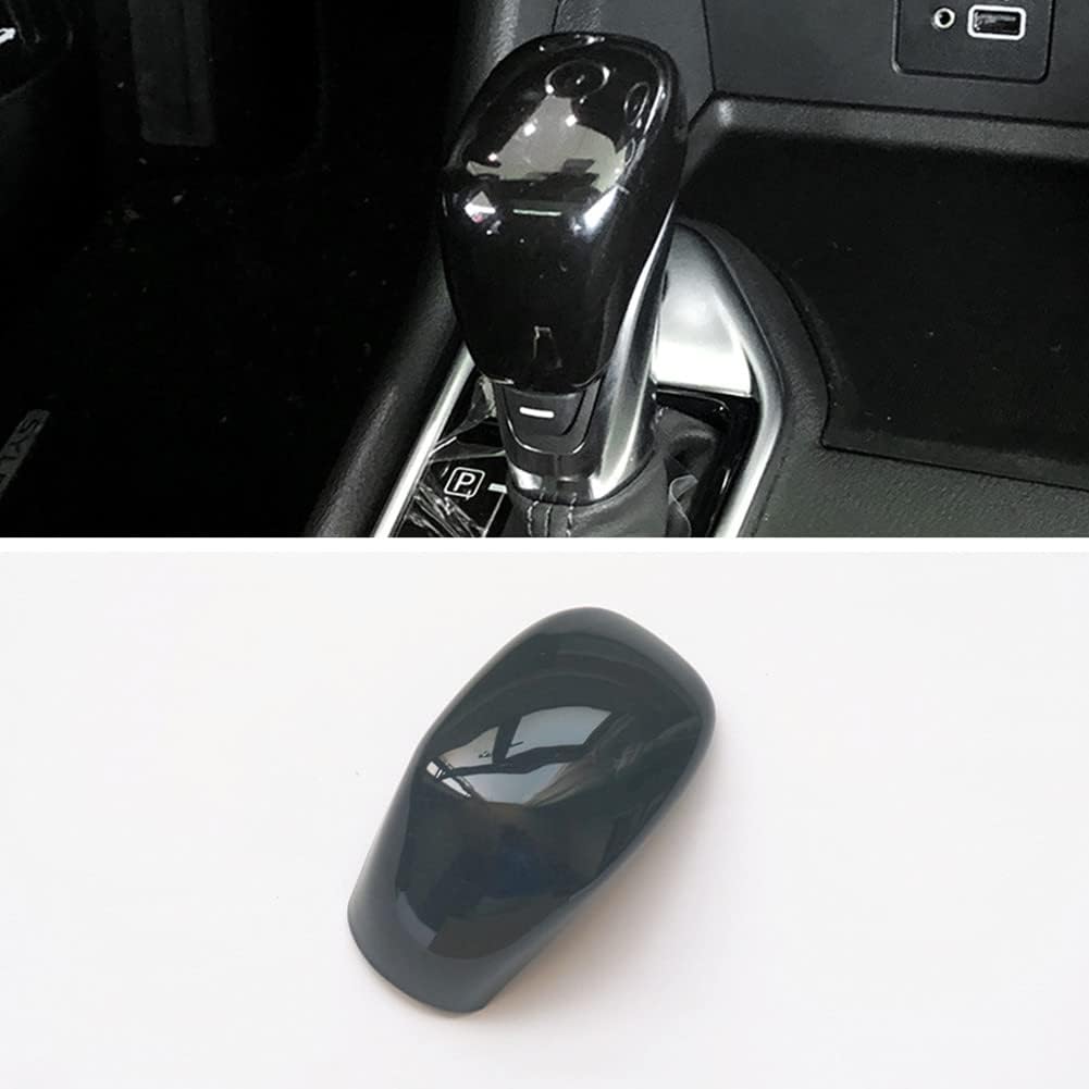 CYAuto New Glossy Black Interior Gear Shift Knob Trim Fit