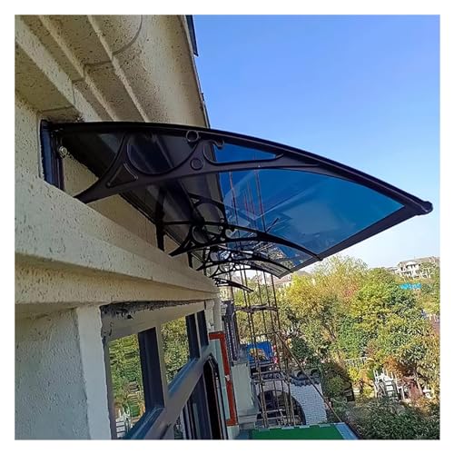 Auvent d'extérieur imperméable avec housse polycarbonate pour auvent de porte - 4