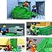 100PCS 100 Dollar Bill Bank Cash Minifigure, Green Money Tile Accessories for Building, Compatible with Lego Creative Building (100 PCS)
