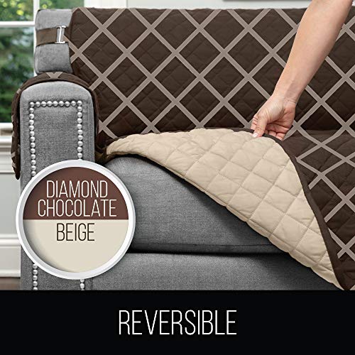 image for Sofa Shield Original Patent Pending Reversible Loveseat Protector for 