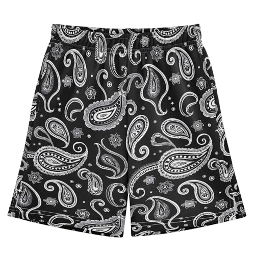 Boys Athletic Shorts Summer Casual Shorts Boys Gym Shorts with Pocket 7-15Y