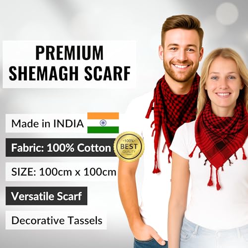 Image of Desert Shemagh Scarf - Stylish & Versatile Fashion Scarf for Men & Women
