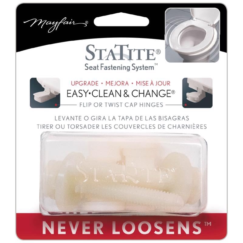 Mayfair Toilet Seat Hardware Upgrade Kit White