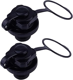 CLISPEED 2 Pcs Kayak Air Valve Air Mattress Valve Cap Boat Air Valve Kayak Screw Plugs Replacement Inflatable Plug Marine Accessories Inflatable Kayak Accessories Air Mattress Plug Boston