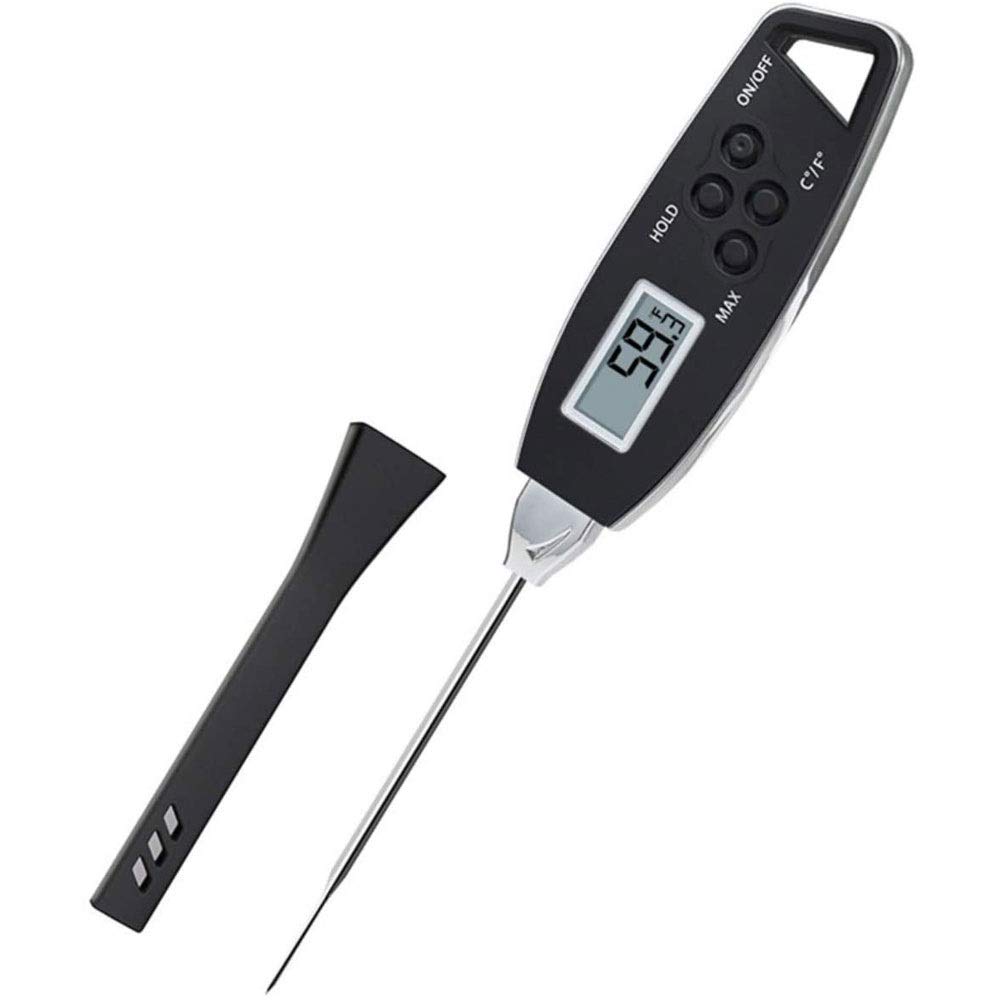 Termómetro de Cocina, termómetro ultrarrápido con luz de Fondo y termómetro de calibración para Carne, sonda Digital para Alimentos para Cocina, Parrilla al Aire Libre y Barbacoa