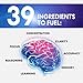 Brain Memory Supplement - 3X Strength Nootropics for Concentration, Clarity & Focus Support - Brain Health Cognitive Vitamins with Bacopa, Phosphatidylserine & DMAE, Brain Booster Pills, 120 Capsules