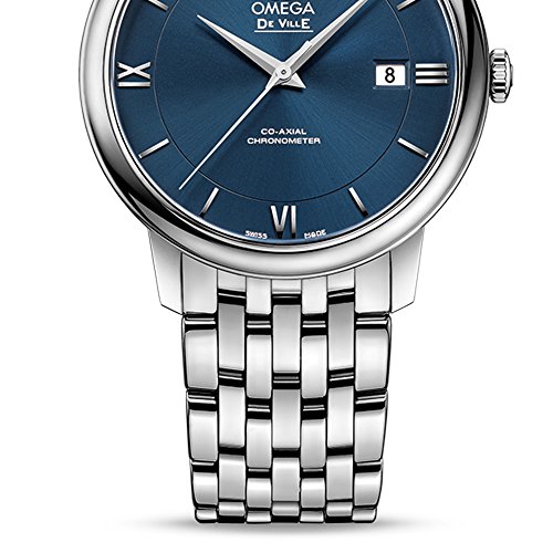 Omega De Ville Prestige Automatic Blue Dial Mens Watch 424. 10. 40. 20. 03. 0014