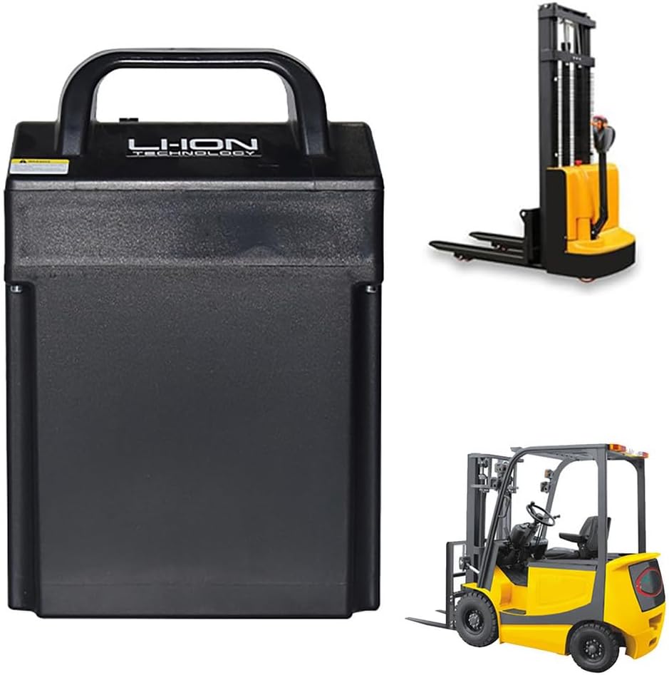 24 Volt Lithinum Ion Batteries 24V 20Ah Replaceable Forklift Lithium Battery with Portable Handle for 500W Transport Vehicle Motor Kits