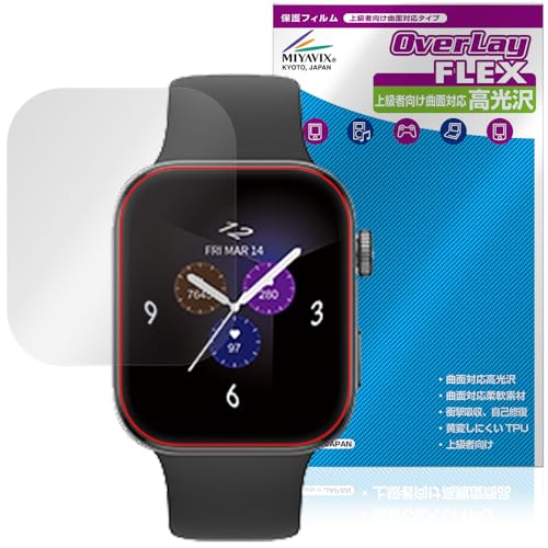 �~���r�b�N�X au Smart Watch �Ή� �\����� �ی� �t�B���� �ȖʑΉ� �\����� ���� TPU ���C�� �Ռ��z��
