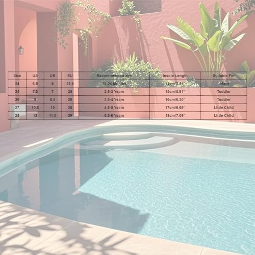 Kids Rain Boots for Boys Girls PVC Cartoon Rubber Rain Non-Slip Shoes Waterproof Baby Easy-On Lightweight Boots 5