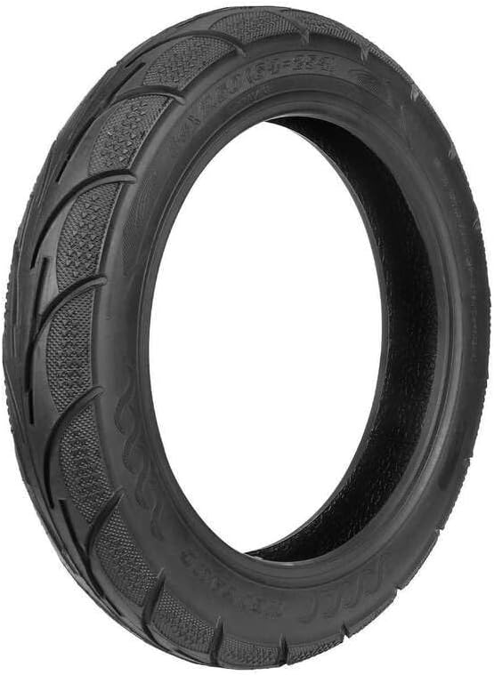 14-Inch Tubeless Scooter Tire 14x2.50 (64-254) 2.50-10 Thick Vacuum Rubber Replacement Wheel for Electric Scooters with Enhanced Grip and Shock Absorption, Black(Road tire Black)