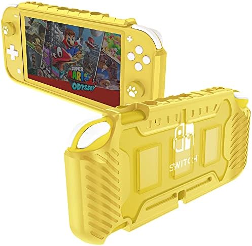Amazon Com Switch Lite Protective Case Kiwihome Tpu Shockproof Anti Slip Switch Lite Cover Hard Case With Nintendo Switch Thumb Grips Yellow Video Games Amazon Com Switch Lite Protective Case Kiwihome Tpu Shockproof Anti Slip Switch Lite Cover Hard Case With Nintendo Switch Thumb Grips Yellow Video Games