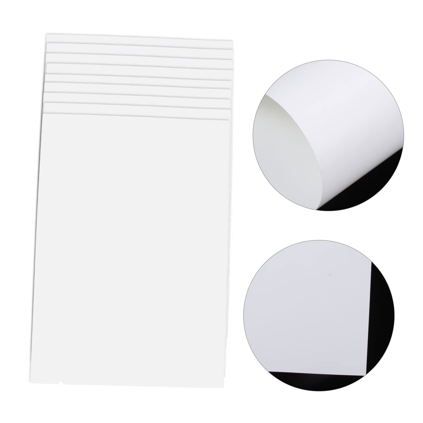 Housoutil 5 Sätze Doppelseitiges Glanzpapier Fotopapier Für Tintenstrahldrucker Für Schule Büro Und Fotostudios Kratzfest Und Ölbeständig Klare Druckqualität 10 Blätter * 5