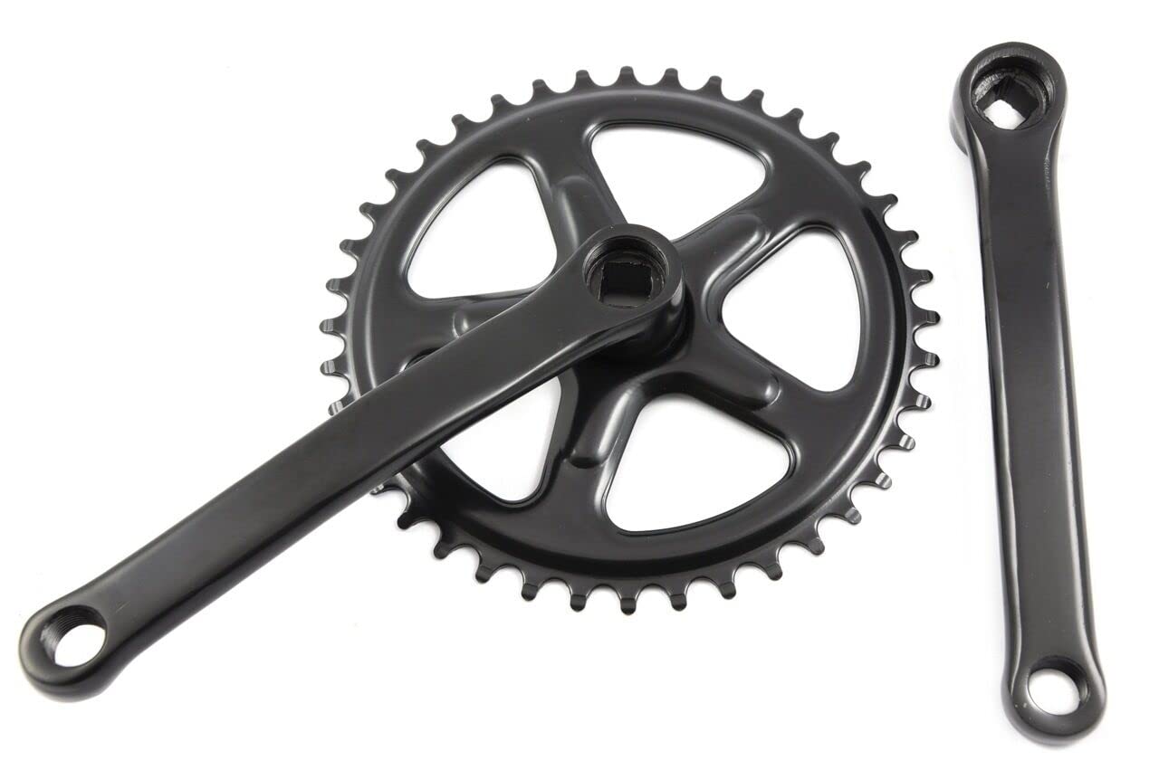 Hard To Find Bike Parts 40 Teeth 165mm Cotterless Chainwheel Crank Set Black Single Chain Ring