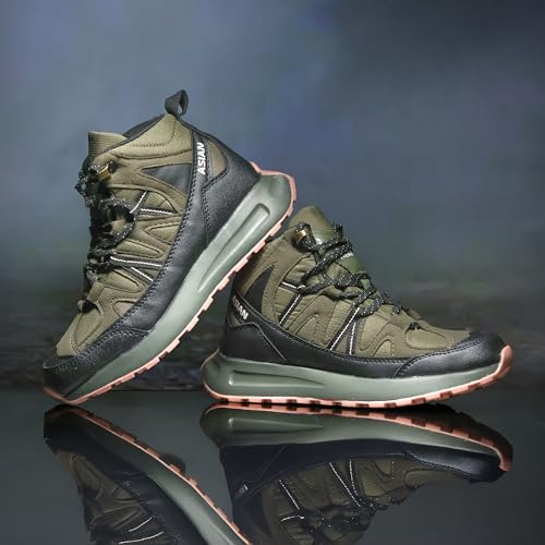 Image of ASIAN Everest W-21 Women's Trekking & Hiking Shoes | Durable Outdoor Footwear with Anti-Slip Outsole, Soft Cushion Comfort & Water-Resistant Upper | Ideal for Travel, Biking & Trails
