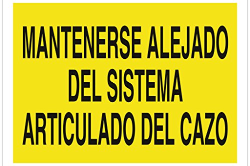 Plimpo Señal Poliestireno 420X297 Mantenerse Alejado Del Sistema Articulado Del Cazo En Oferta Cofan A56Tpl420297 Señal Poliestireno, 420 X 297 Mm