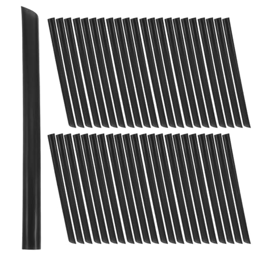 VICASKY 100 pitillos desechables negros 19 cm miniatura 1
