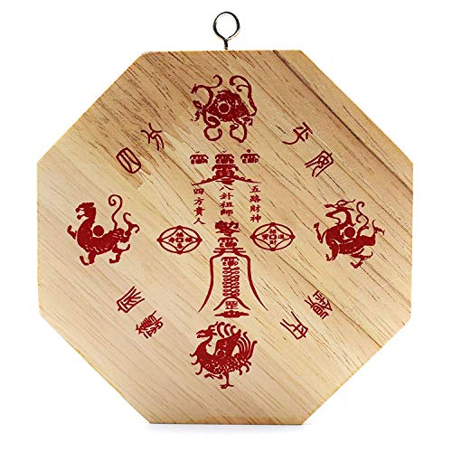 Better Us Feng Shui Wood Chinese Bagua Mirror 4 Inch (Convex) #TOP2