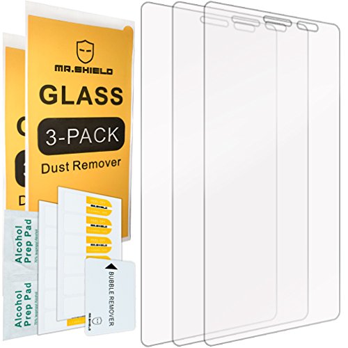 Mr.Shield [3-PACK] Designed For Huawei Mate 8 [Tempered Glass] Screen Protector