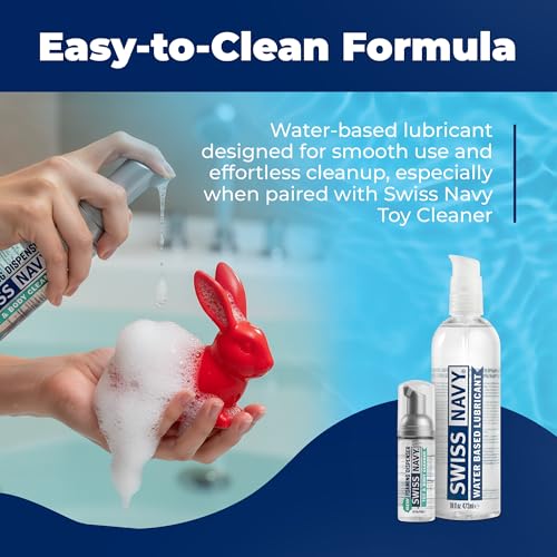 Image of Swiss Navy Premium Water-Based Lubricant - 16 oz | Lubricating Gel for Men, Women & Couples - Toy Safe - Non-Staining Formula - Compatible with Latex & Condoms