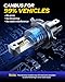 AUTOONE H4 Led Bulbs, 9x Super Bright 6000K White 9003/HB2 Halogen Replacement, IP68, 10YR Lifespan, Pack of 2