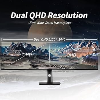 Amazon.co.jp: YOGAES 49インチ超ワイドデュアルQHD（5120 x