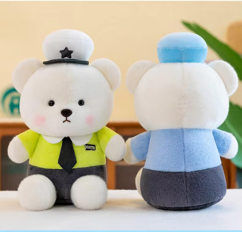 Image of Babique Petrol Teddy Bear Stuffed Plush Animal | Super Soft Toy | for Kids Birthday Gifts, Baby, Kids, Boys /Girls and Women-Blue (25 cm)