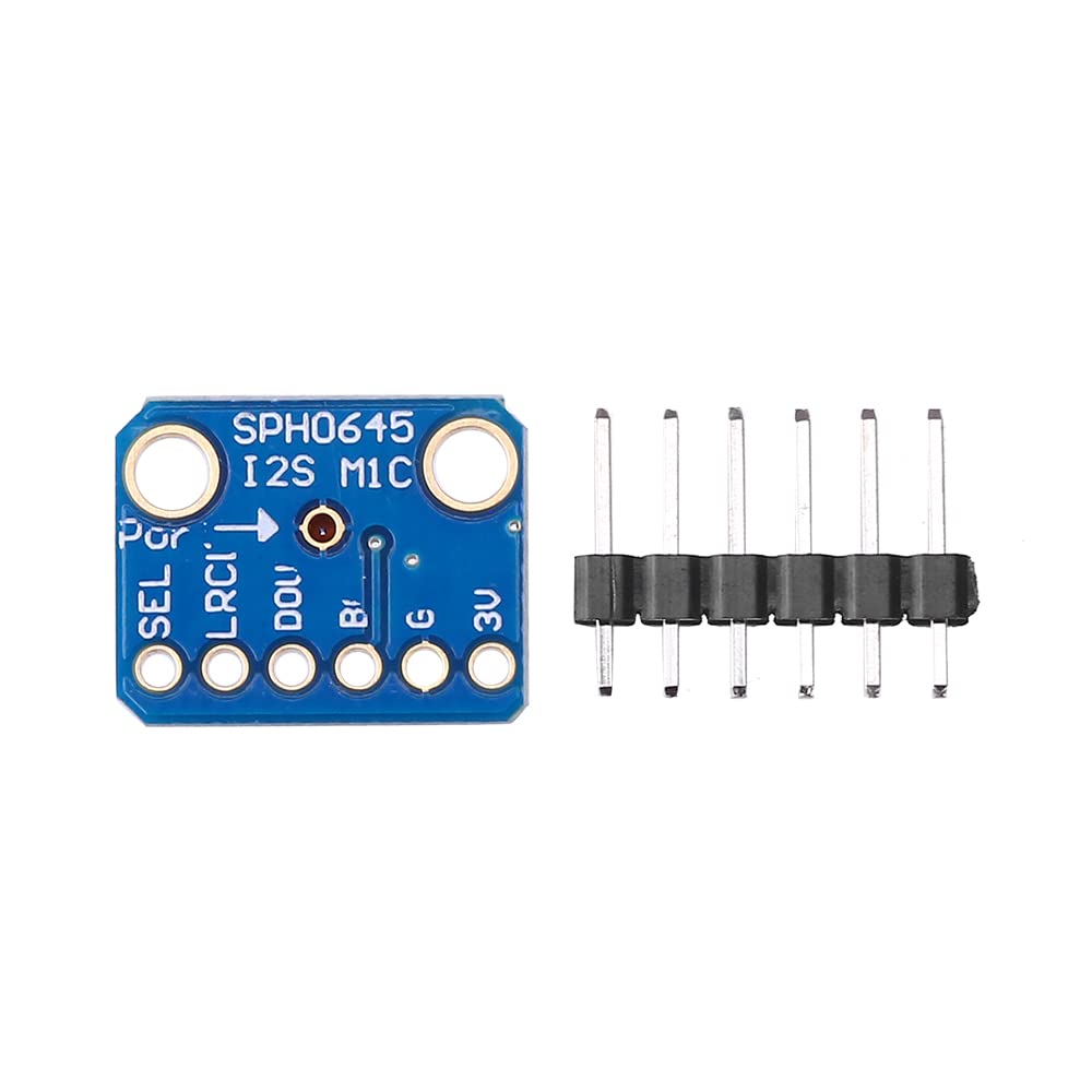 2 pièces SPH0645 I2S MEMS Module de Carte de capteur de Sortie de Microphone SPH0645LM4H DC 1.6-3.6V