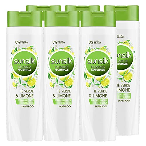 Sunsilk shampoo purificante 6x250ml con estratto