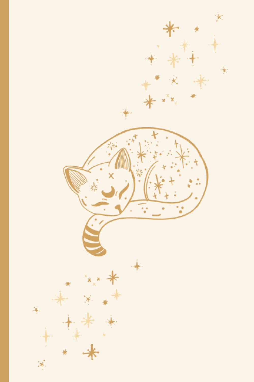 Cosmic Cat Stars Moon Notebook: Cat Composition Notebook & Journal, 120 Pages 6x9, Aesthetic Cat Book